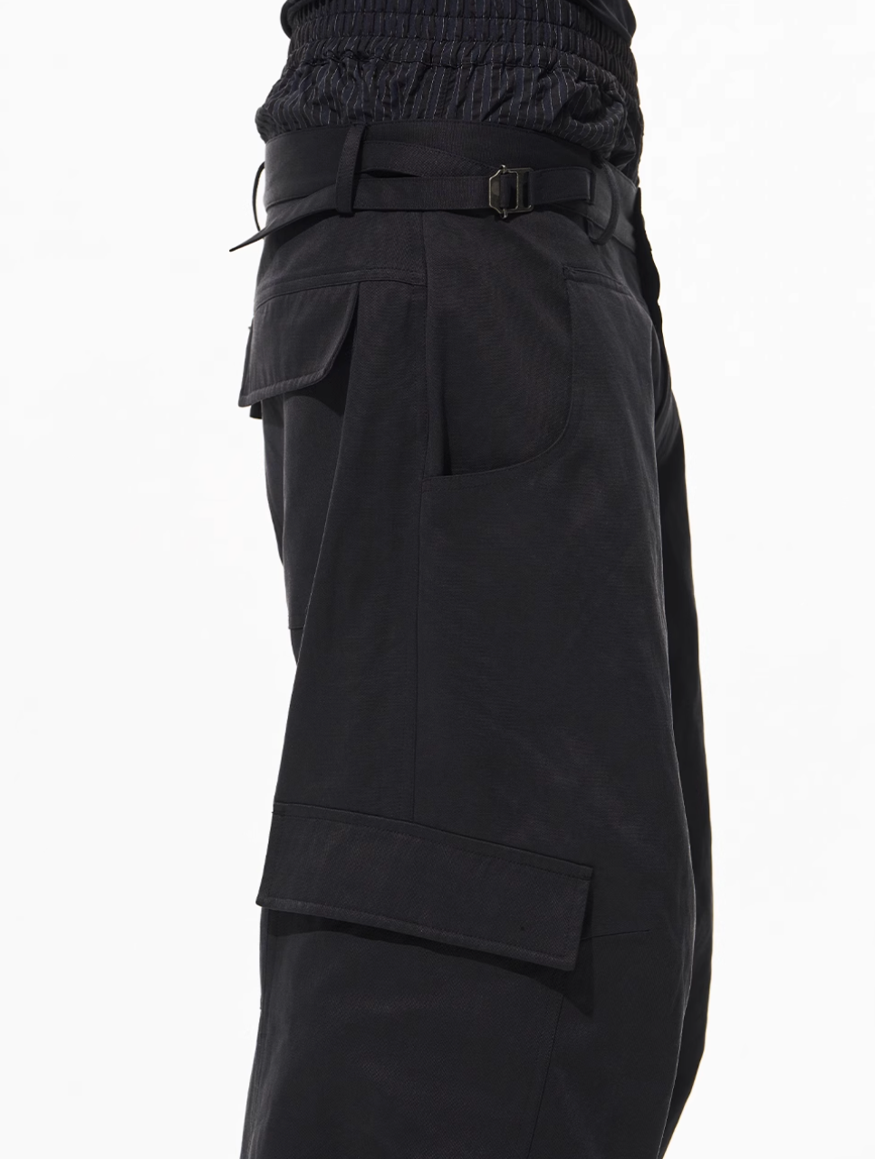 BLIND NO PLAN Triple Layer Color Blocking Work Pants | Face 3 Face