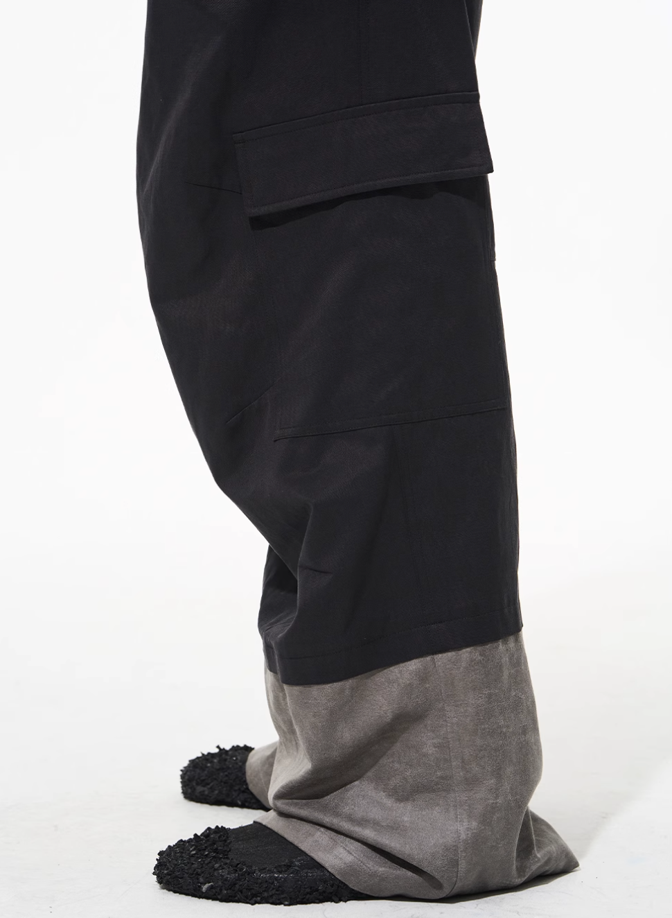 BLIND NO PLAN Triple Layer Color Blocking Work Pants | Face 3 Face