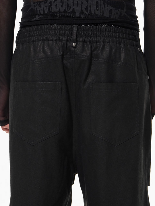 Streetwear baggy pants | Relaxed Draped Pleated Work Pants | Face 3 Face
