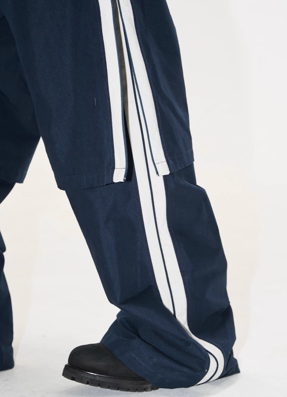 BLIND NO PLAN Double-Layer Color-Blocking Patchwork Sports Pants | Face 3 Face