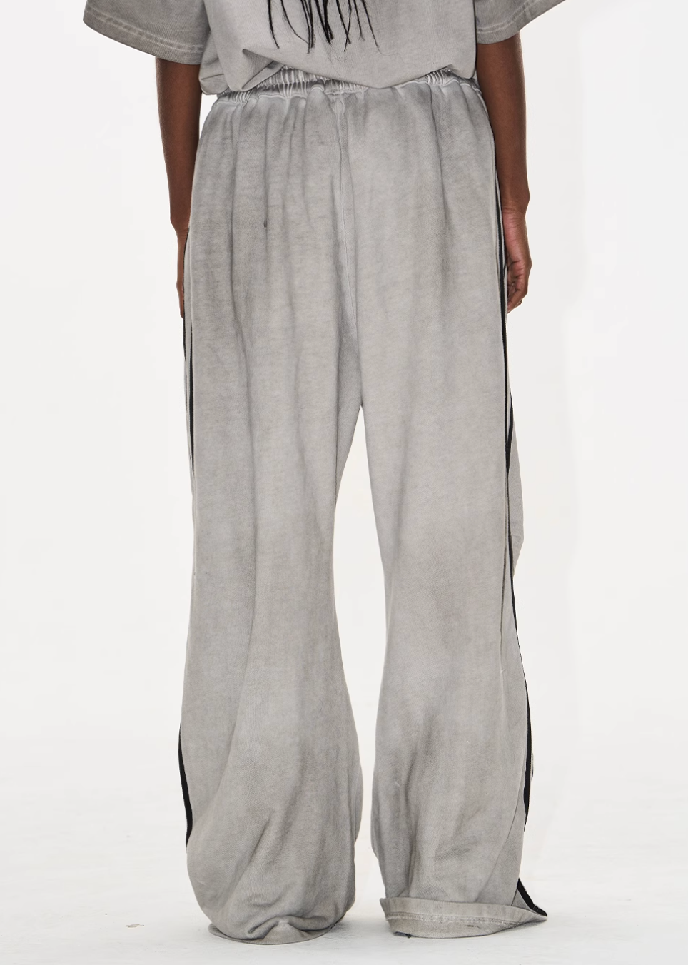 BLIND NO PLAN Distressed Washed Baggy Sport Sweatpants | Face 3 Face