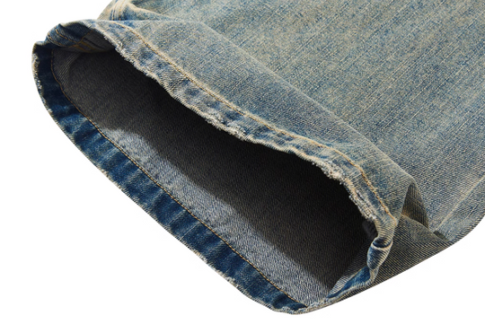 BLIND NO PLAN Aged Yellowed Whisker Washed Bootcut Jeans | Face 3 Face