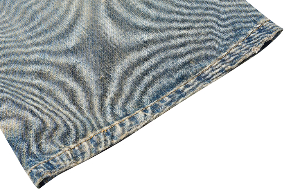 BLIND NO PLAN Aged Yellowed Whisker Washed Bootcut Jeans | Face 3 Face