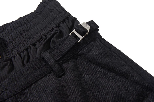 BLIND NO PLAN Removable Double-Waist Multi-Pocket Work Cargo Pants | Face 3 Face