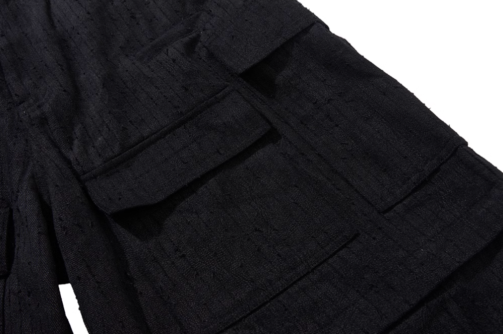 BLIND NO PLAN Removable Double-Waist Multi-Pocket Work Cargo Pants | Face 3 Face