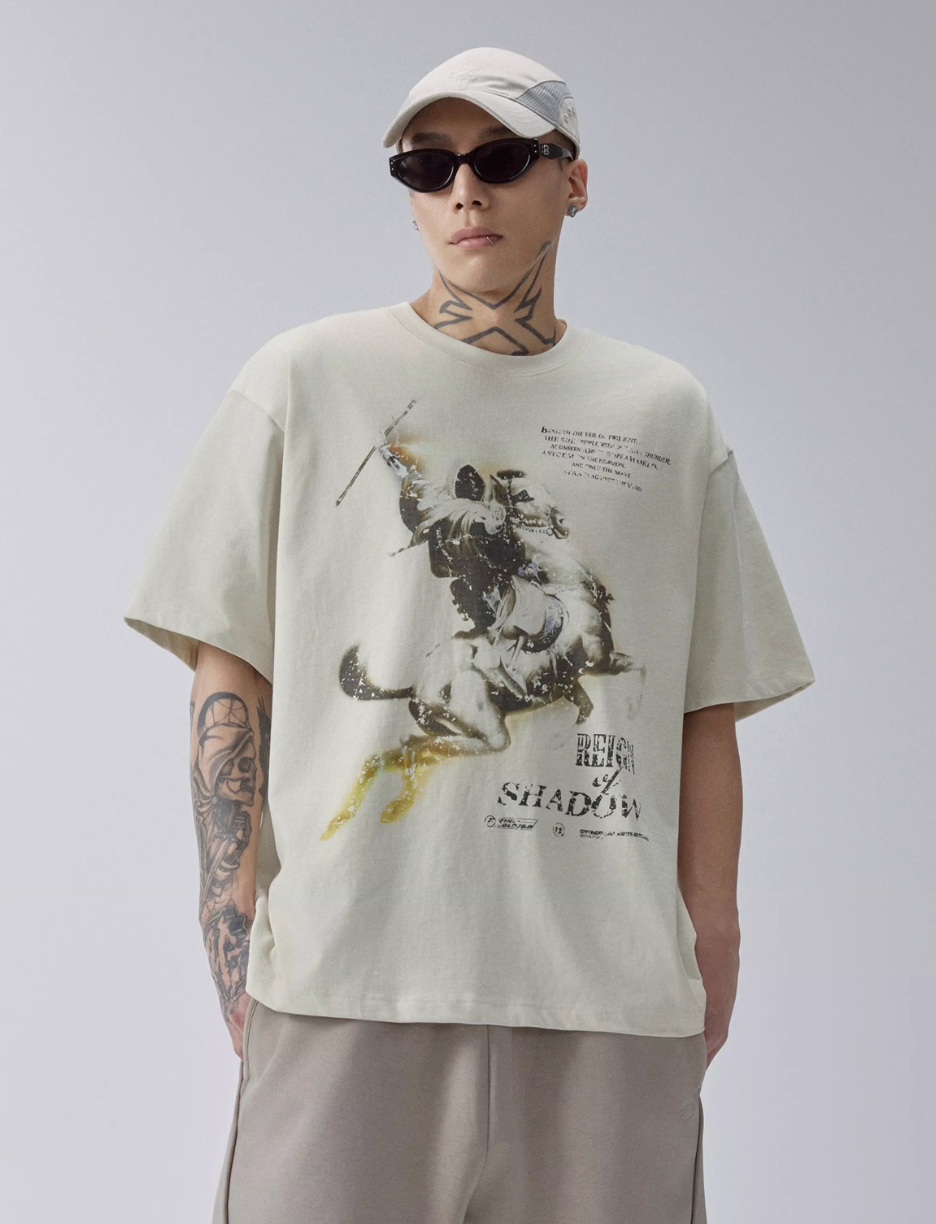 F2CE Vintage Knight Print Tee | Face 3 Face