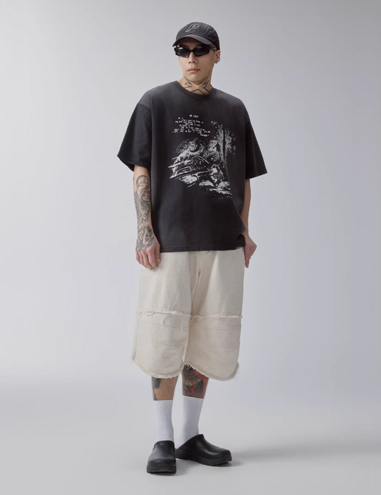 F2CE Retro Printed Washed Gradient Tee | Face 3 Face