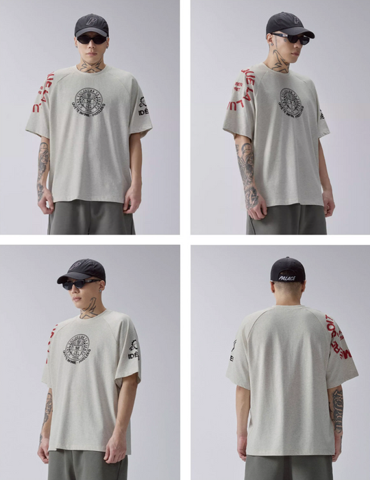 F2CE QUÊTE INFINIE Printed Raglan Sleeve Tee | Face 3 Face