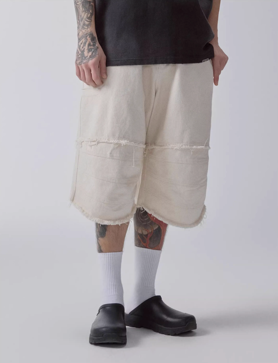 F2CE Knee Stitching Shorts | Face 3 Face