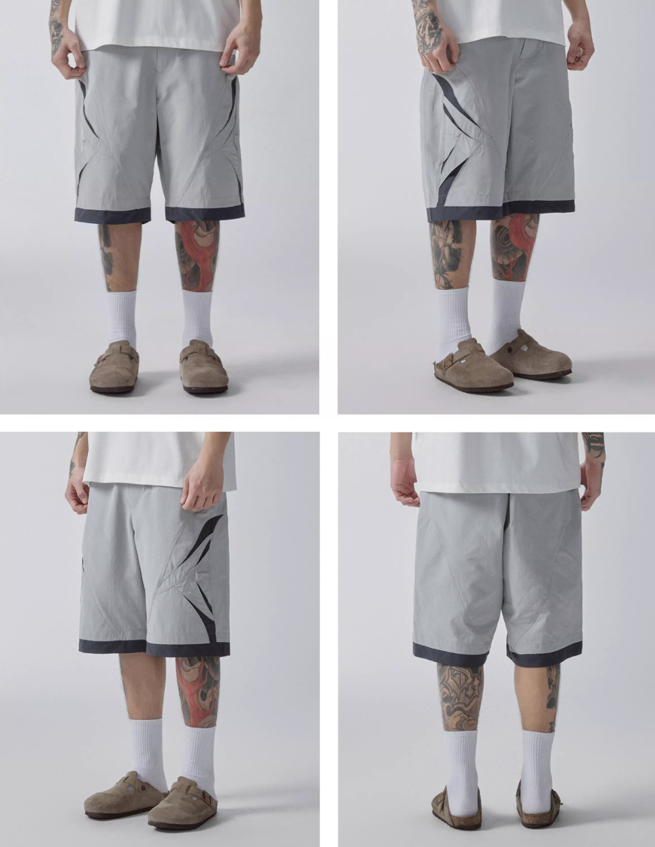 F2CE Contrast Color Utility Shorts | Face 3 Face
