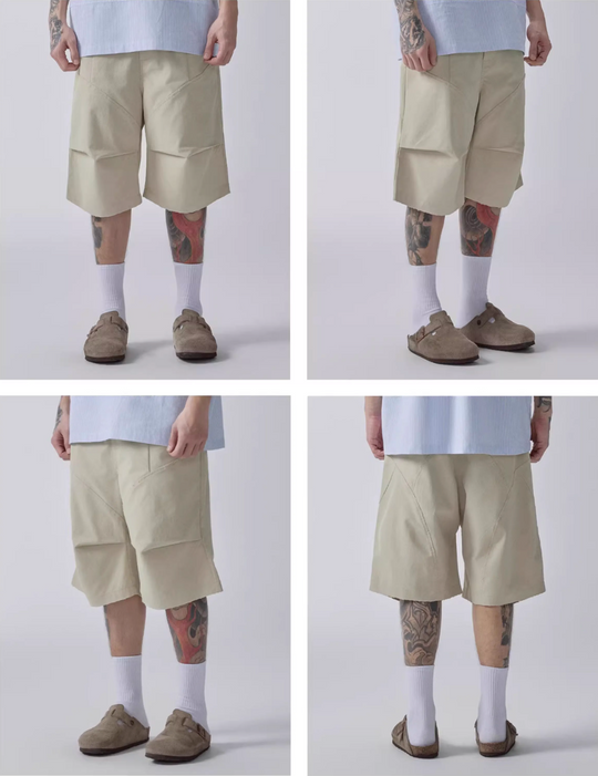 F2CE Knee Pleated Utility Work Shorts | Face 3 Face