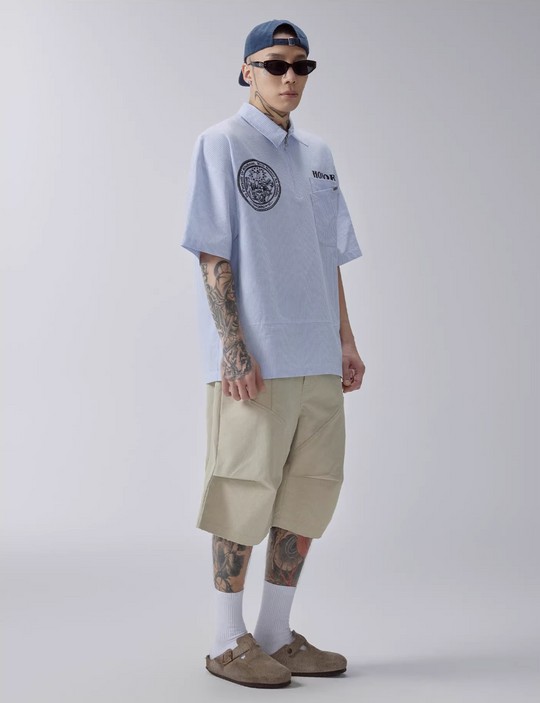 F2CE Knee Pleated Utility Work Shorts | Face 3 Face