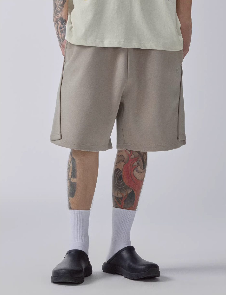 F2CE Deconstructed Embroidered Sweat Shorts | Face 3 Face