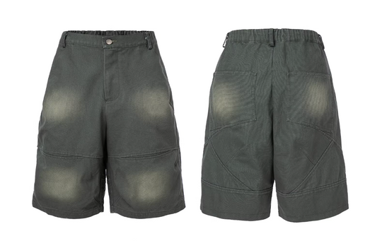 F2CE Washed Gradient Work Shorts | Face 3 Face