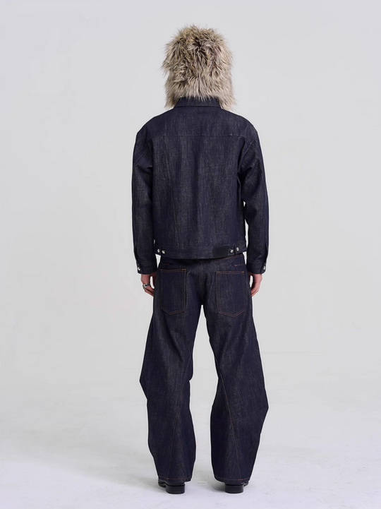 EVILKNIGHT(EK) Classic Tailoring Line Wide-Leg Jeans | Face 3 Face