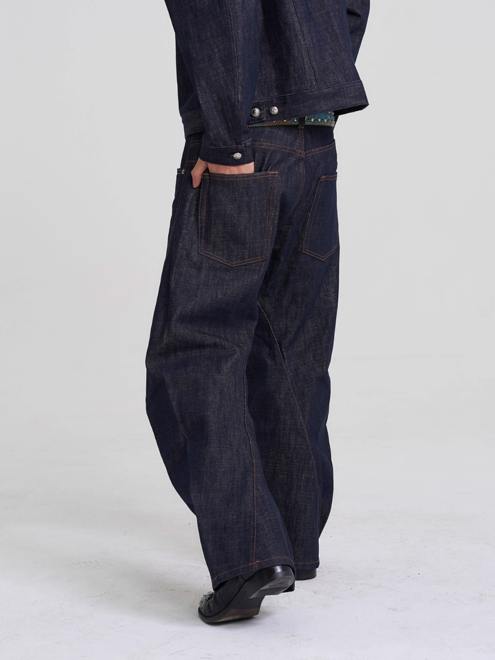 EVILKNIGHT(EK) Classic Tailoring Line Wide-Leg Jeans | Face 3 Face