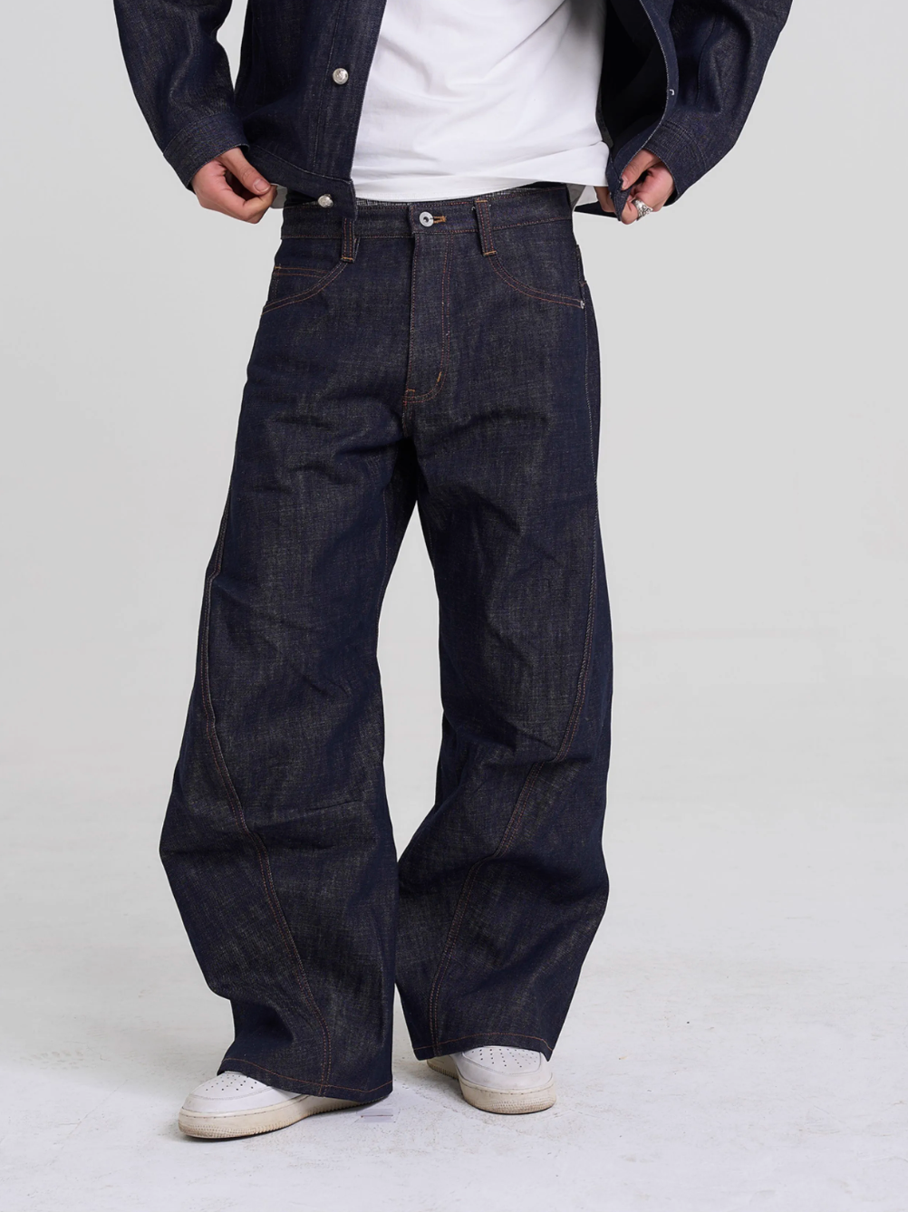 EVILKNIGHT(EK) Classic Tailoring Line Wide-Leg Jeans | Face 3 Face