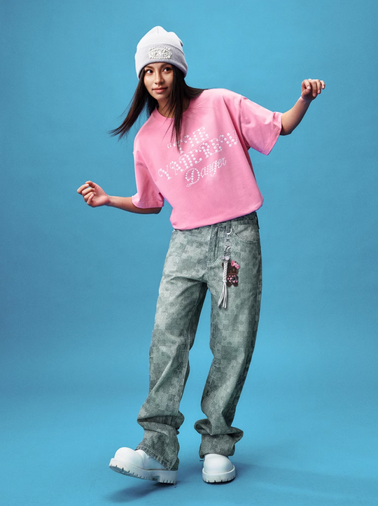 YADcrew Polka Dot Star Foam Printed Tee | Face 3 Face