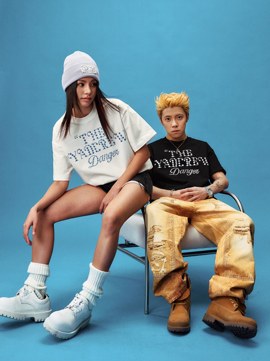 YADcrew Polka Dot Star Foam Printed Tee | Face 3 Face