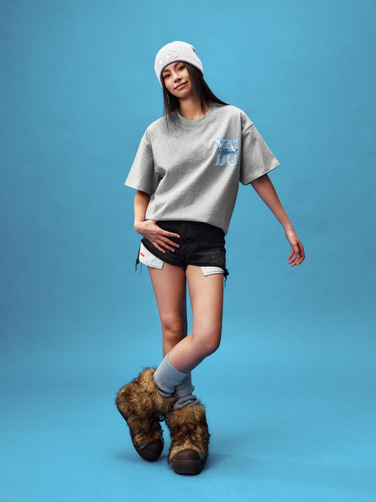 YADcrew Polka Dot YADC Logo 3D Embroidered Tee | Face 3 Face