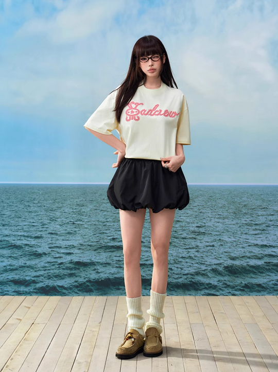 YADcrew Rope Knot 3D Needle Embroidered Logo Tee | Face 3 Face