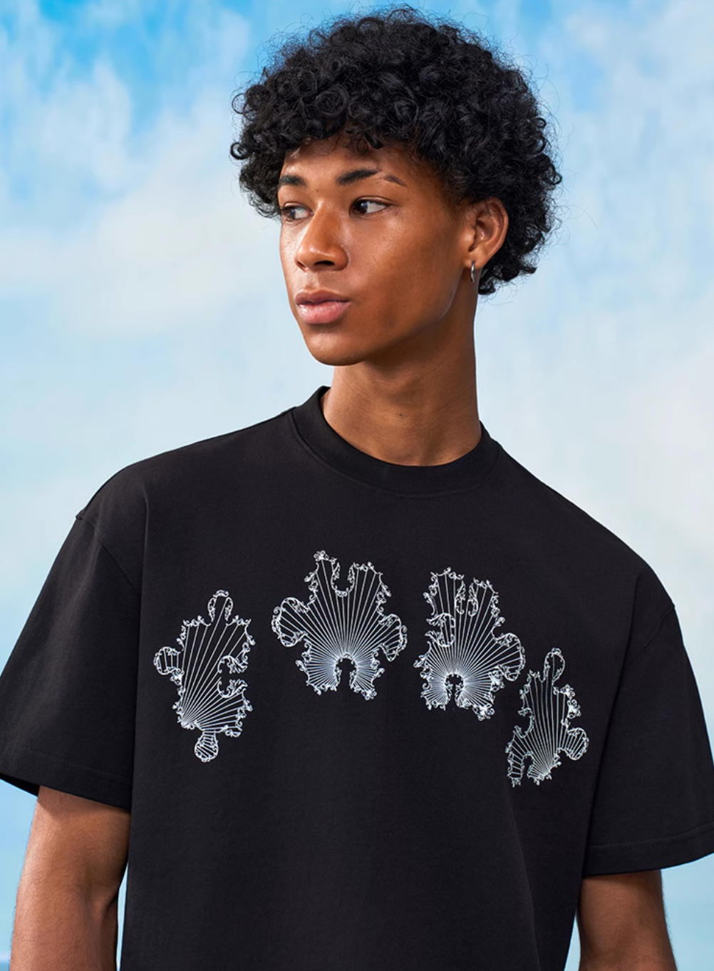 YADcrew Line Puzzle Logo Print Tee | Face 3 Face