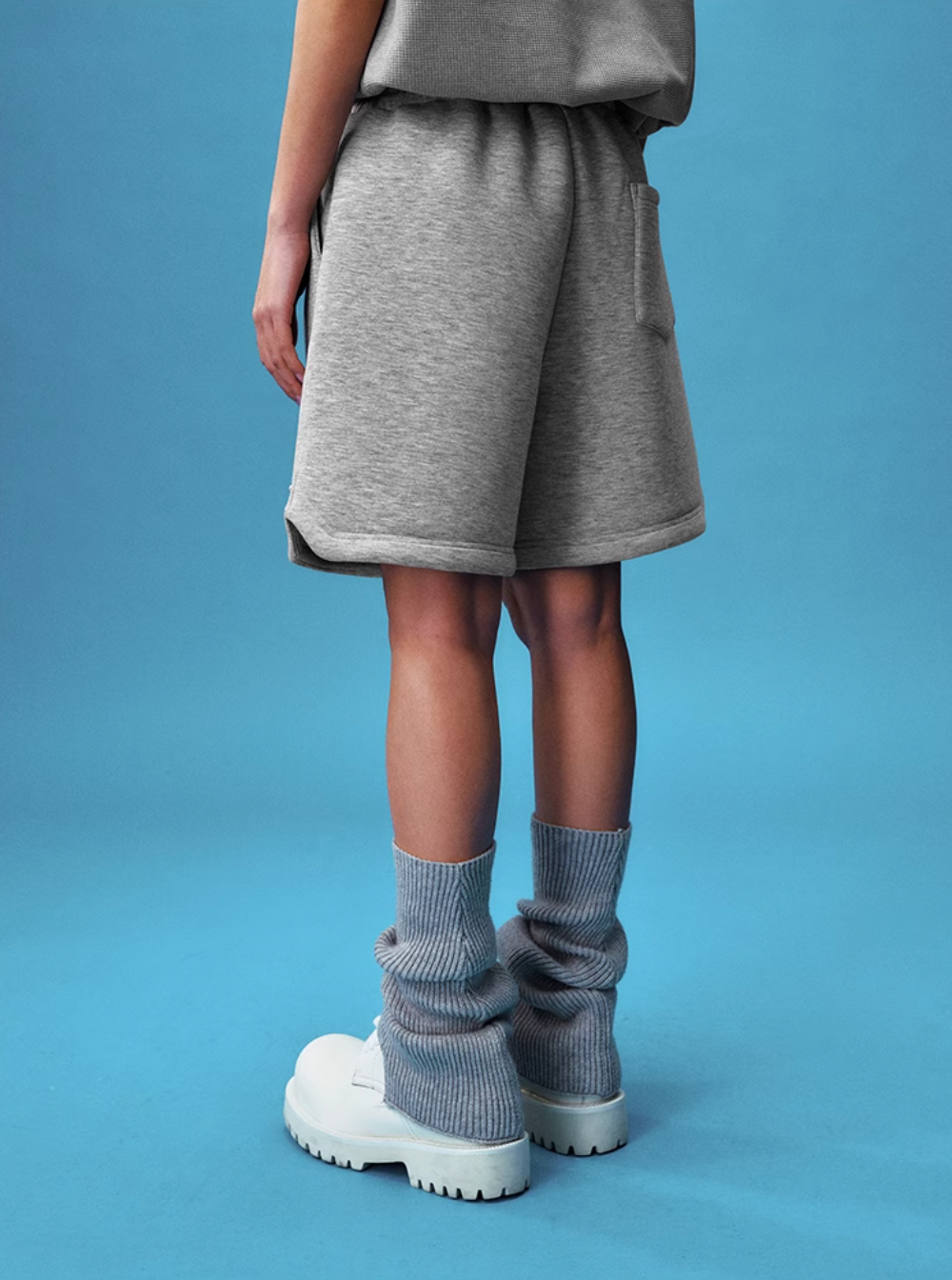 YADcrew Pearl Logo Puzzle Sweat Shorts | Face 3 Face