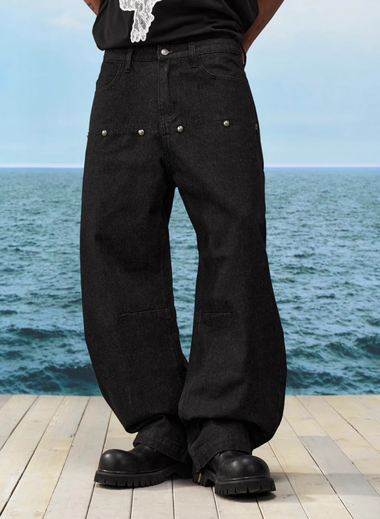 YADcrew Rivet Black Original Jeans | Face 3 Face