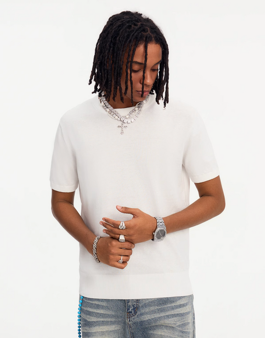 Small Town Kid Sweater Knit Tee | Face 3 Face