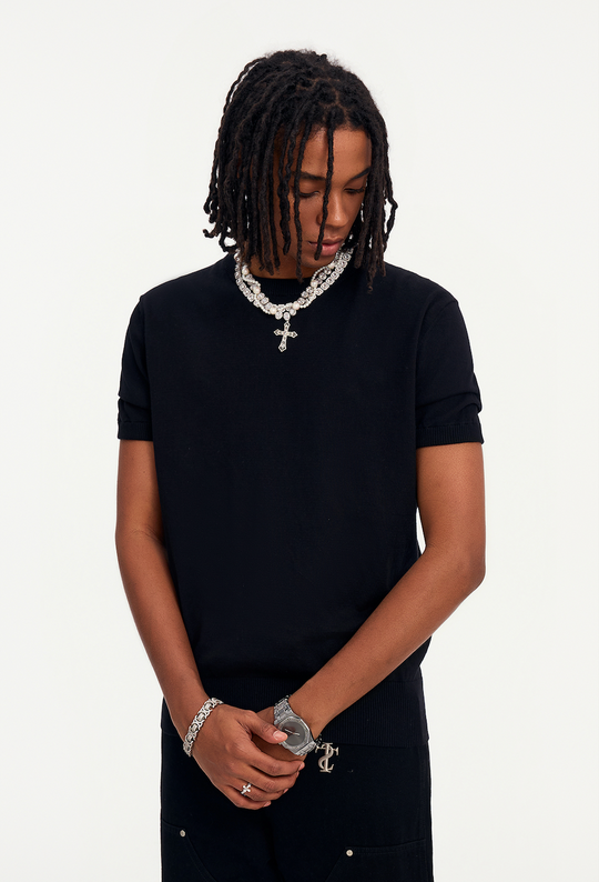 Small Town Kid Sweater Knit Tee | Face 3 Face