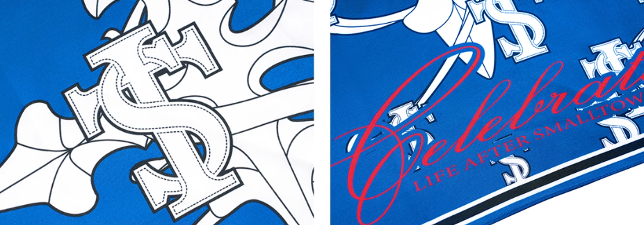 Small Town Kid Cross Logo Square Scarf / Bandana | Face 3 Face