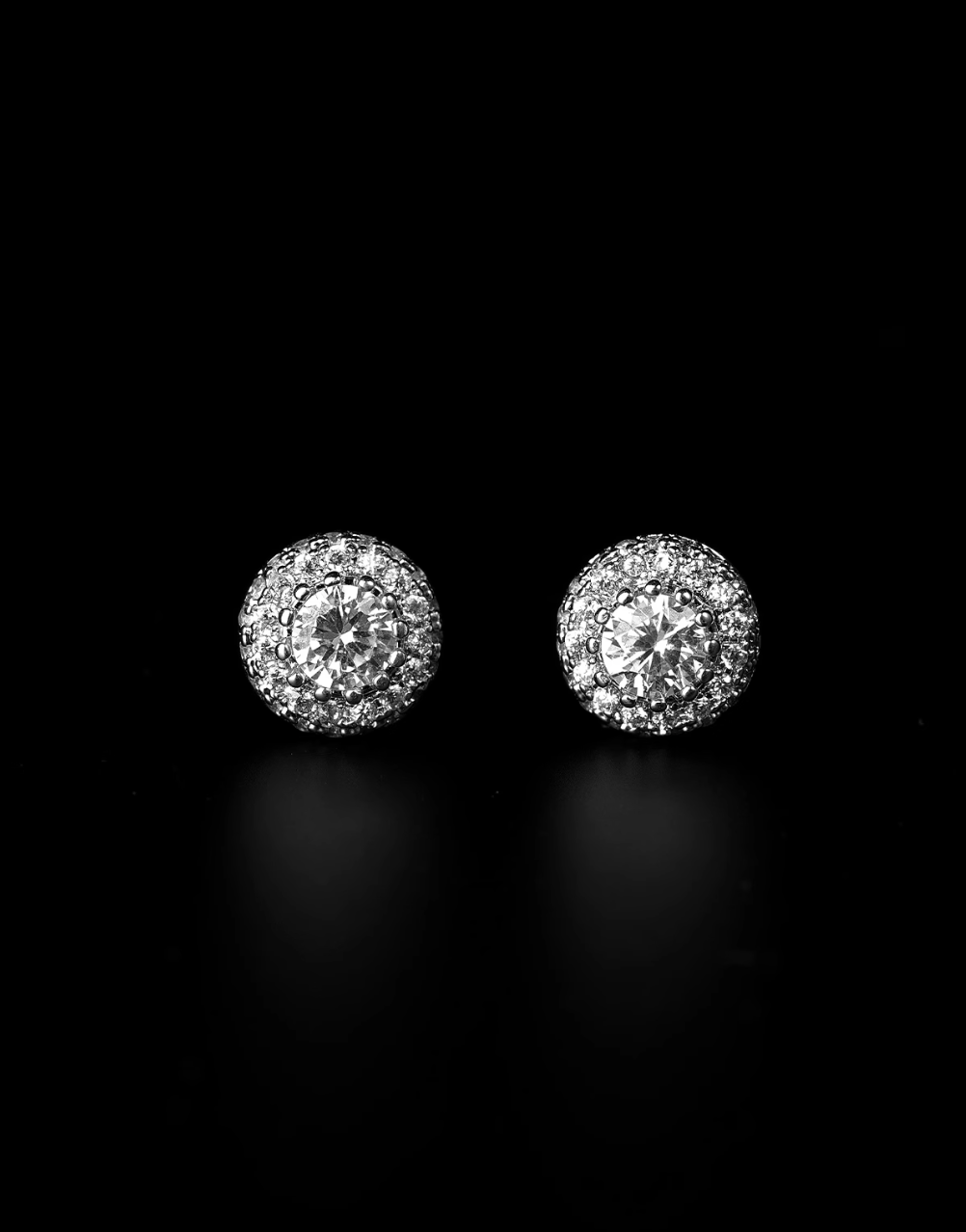Small Town Kid Cubic Zirconia Stud Earrings | Face 3 Face
