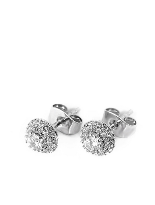 Small Town Kid Cubic Zirconia Stud Earrings | Face 3 Face
