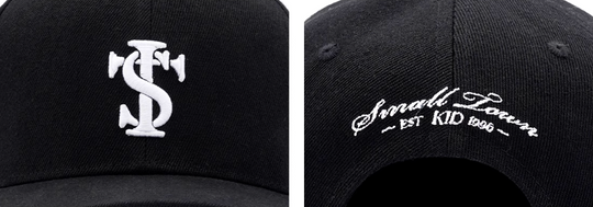 Small Town Kid Basic 3D Logo Embroidered Baseball Cap | Face 3 Face