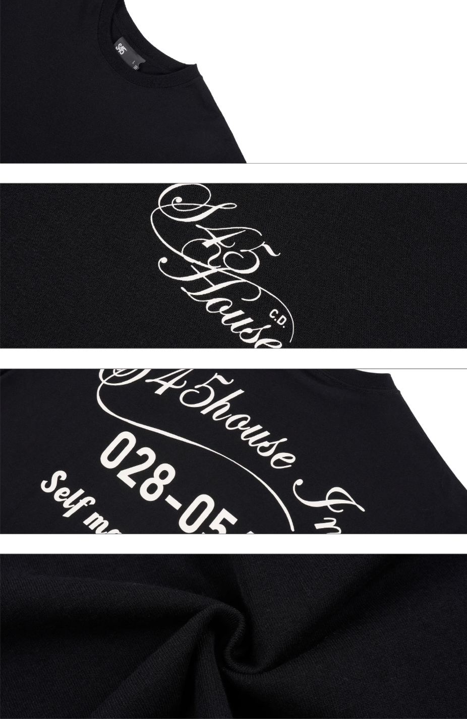 S45 Text Typography Printed Tee | Face 3 Face