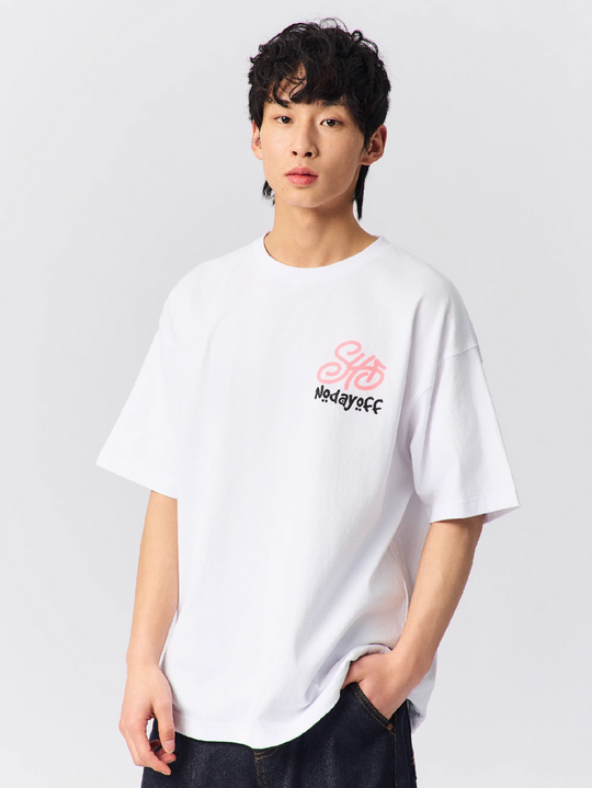 S45 Handwritten Logo Printed Tee | Face 3 Face