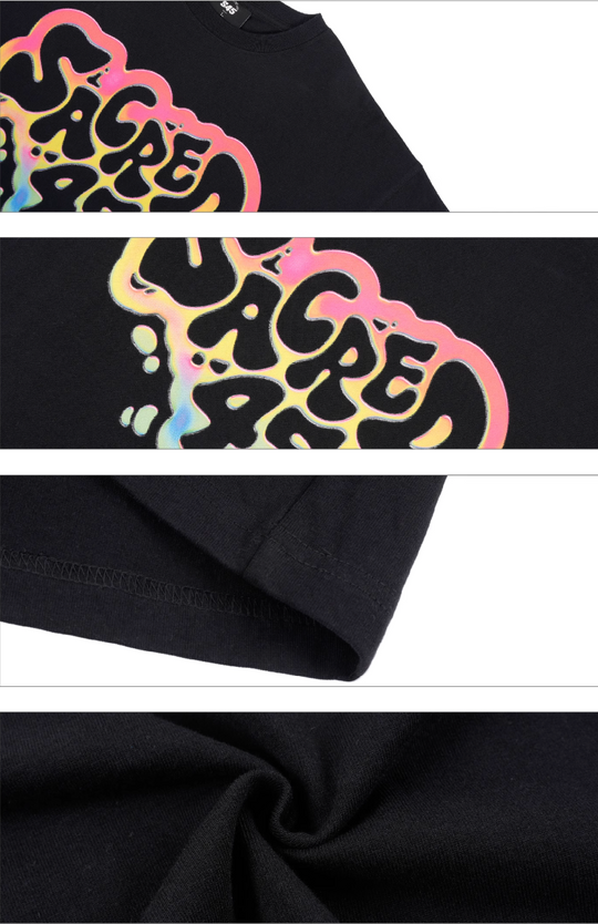 S45 Rainbow Gradient Logo Printed Tee | Face 3 Face