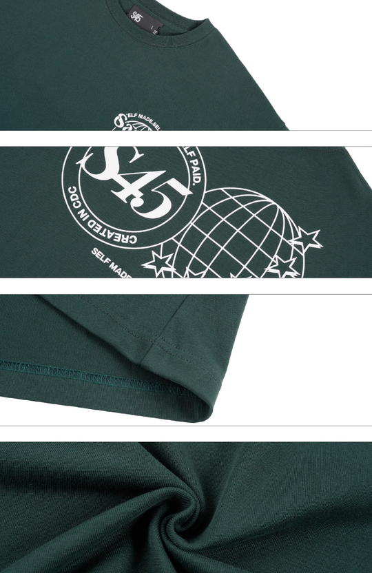 S45 New Earth Logo Printed Tee | Face 3 Face