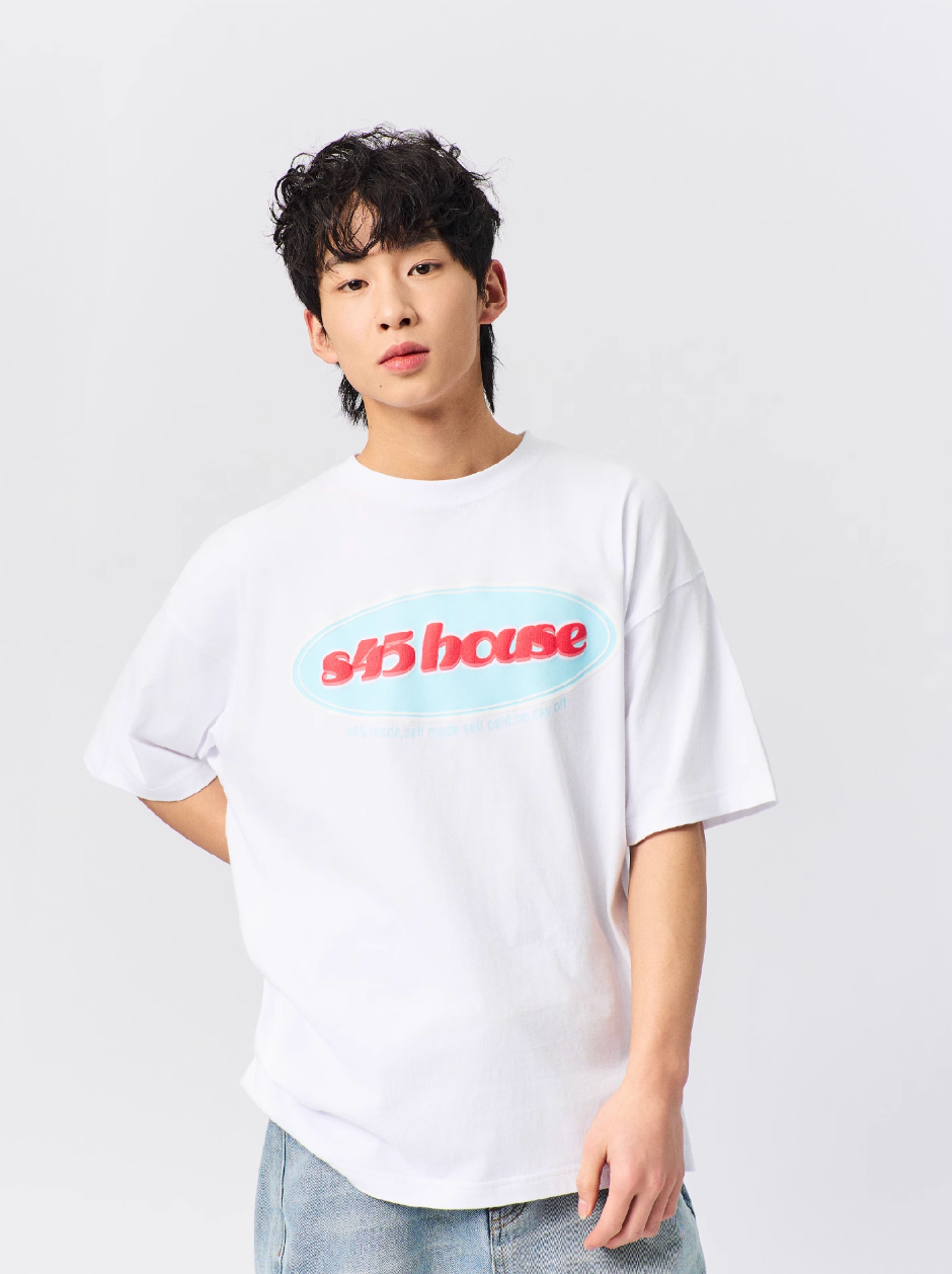 S45 Basic Contrast Logo Tee | Face 3 Face