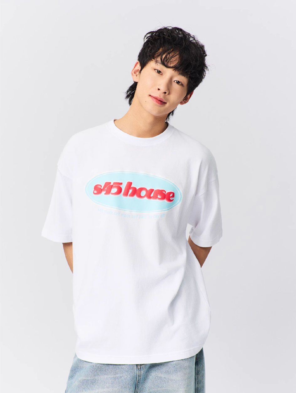 S45 Basic Contrast Logo Tee | Face 3 Face