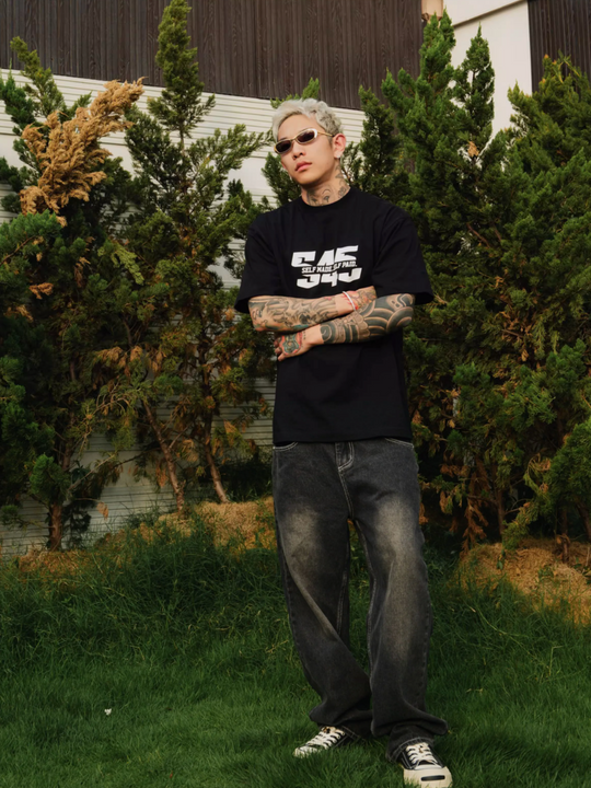 S45 NO DAY OFF Logo Tee | Face 3 Face