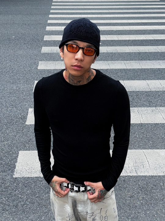 S45 Stretch Fit Basic Long Sleeve Tee | Face 3 Face