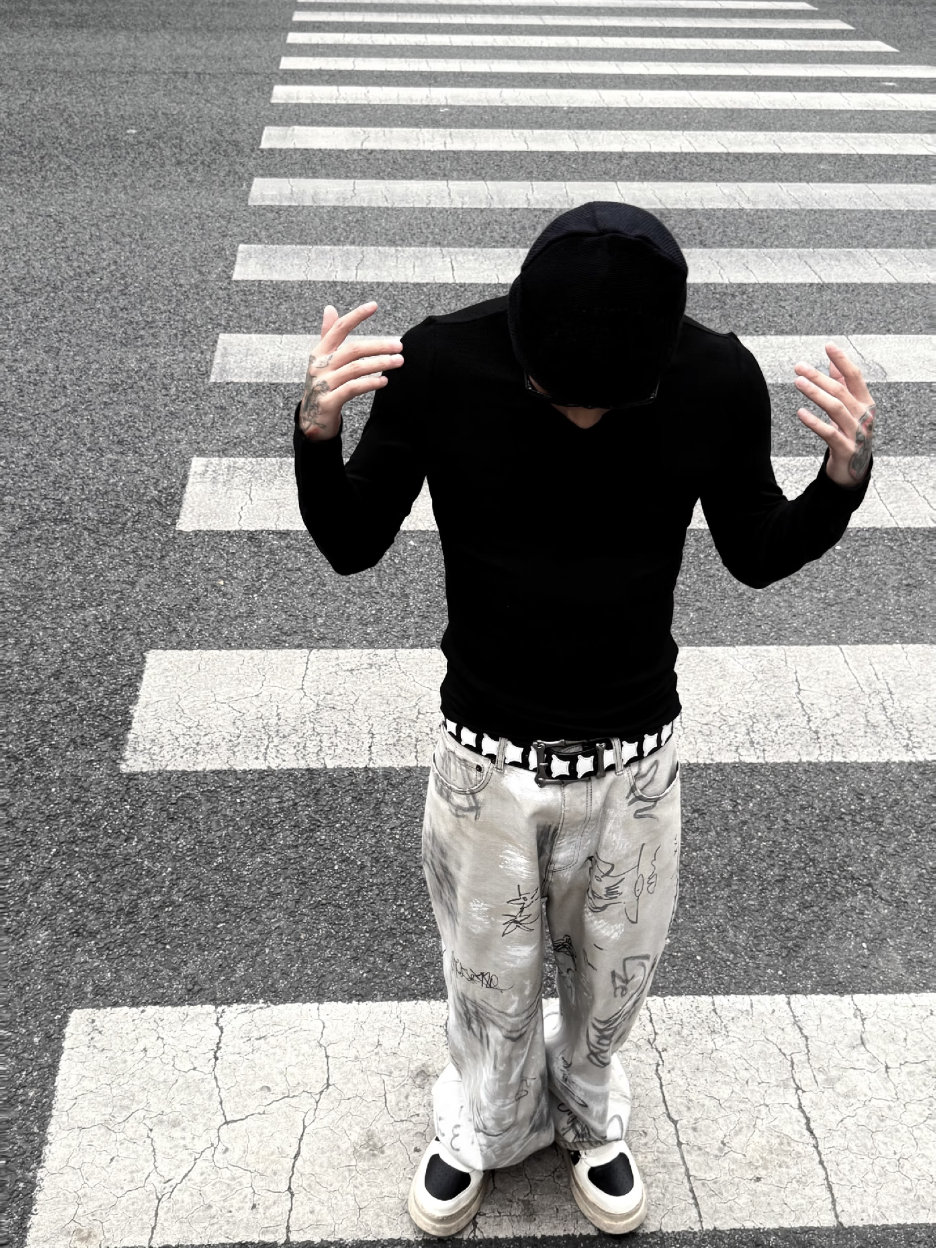 S45 Stretch Fit Basic Long Sleeve Tee | Face 3 Face