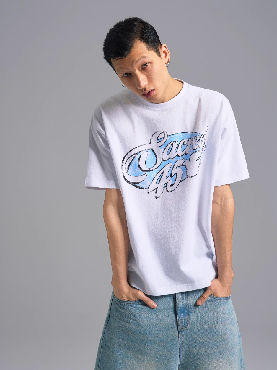 S45 Parrot Logo Printed Tee | Face 3 Face