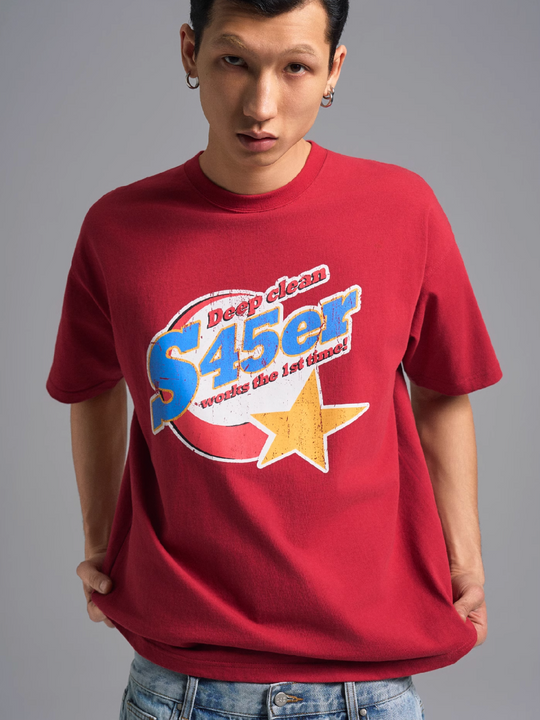 S45 Graffiti Vintage Print Tee | Face 3 Face