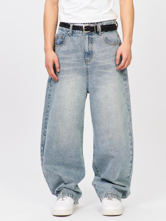 S45 Multicolor Balloon Baggy Jeans | Face 3 Face