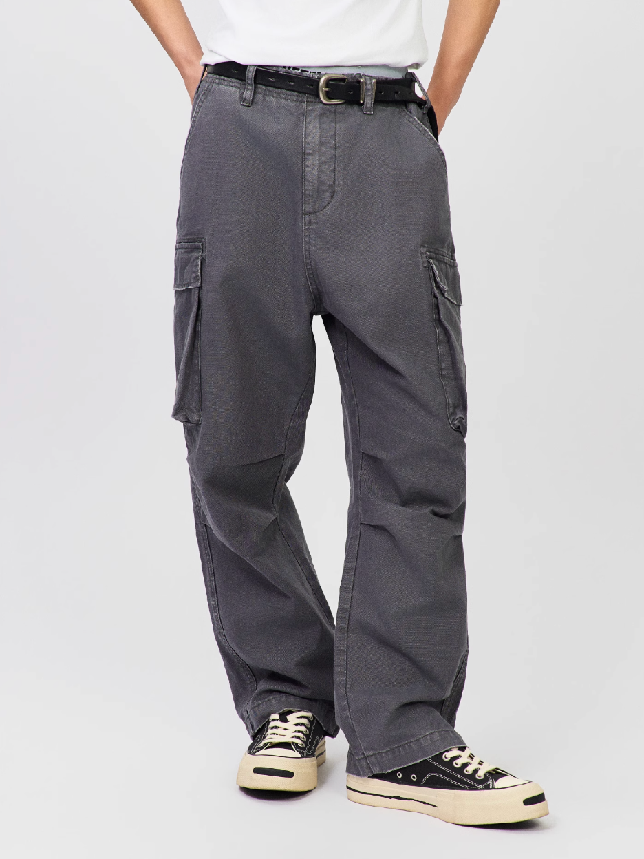 S45 Distressed Utility Cargo Pants | Face 3 Face