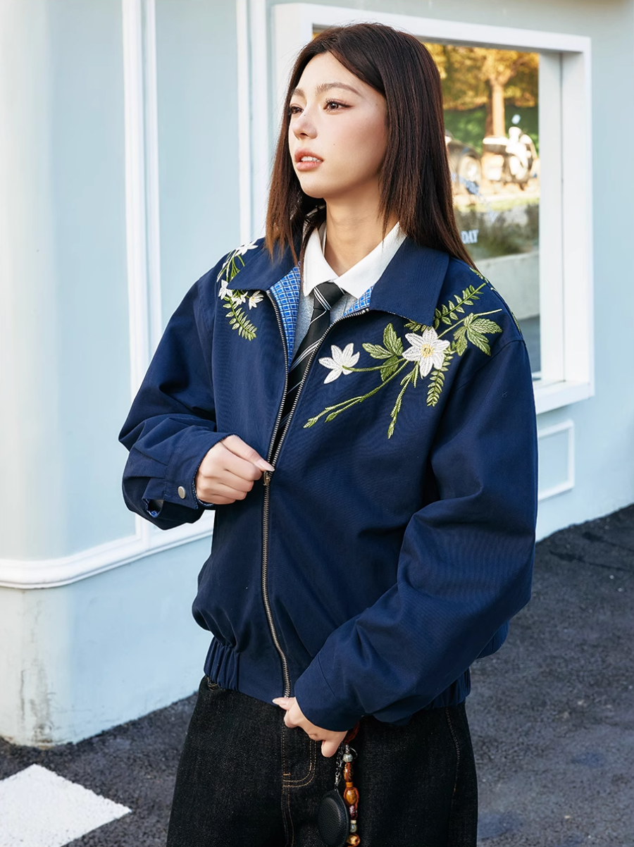 Harsh and Cruel Plaid Reversible Track Jacket | Face 3 Face