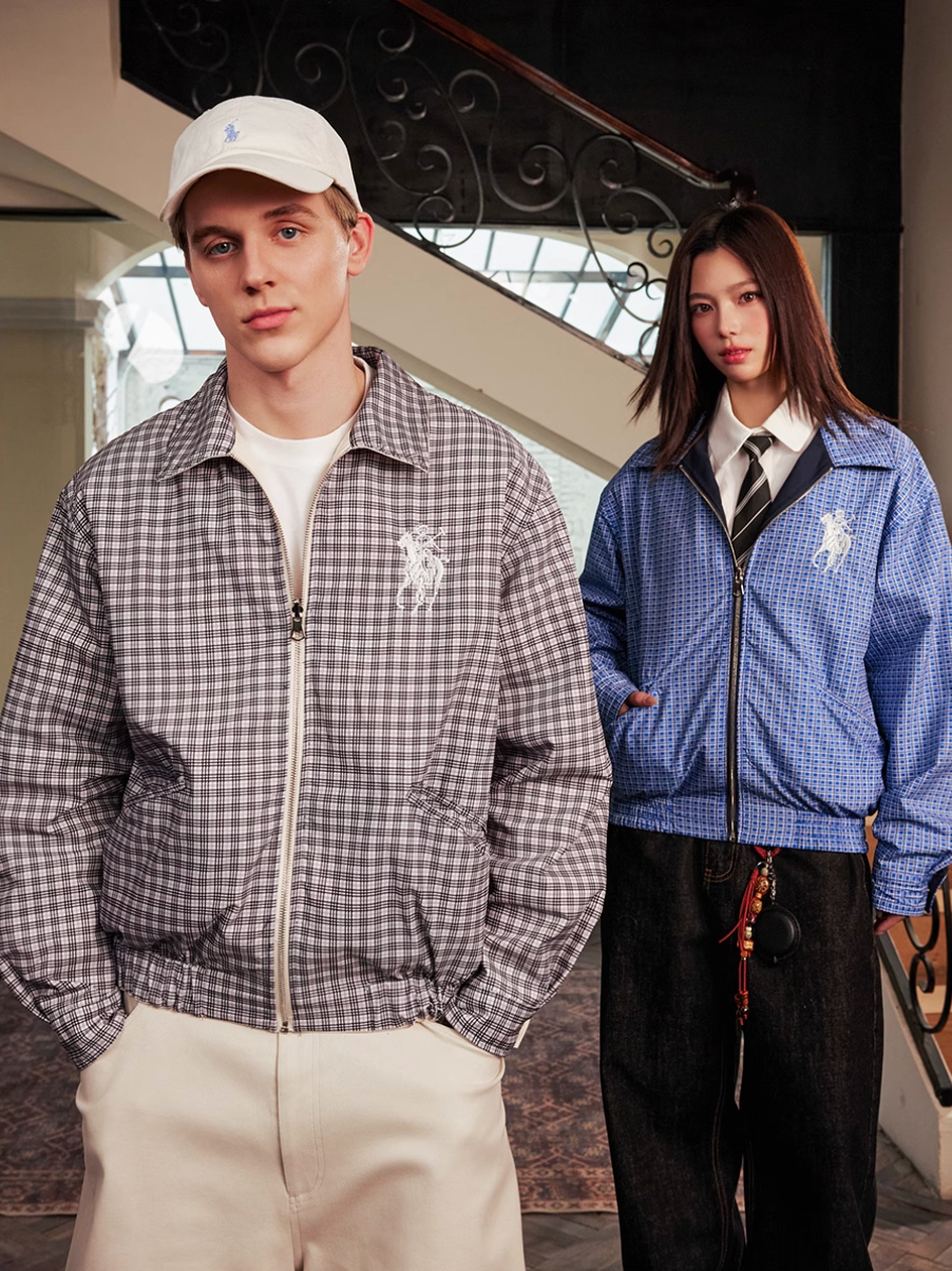 Harsh and Cruel Plaid Reversible Track Jacket | Face 3 Face