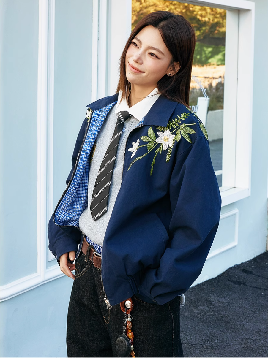 Harsh and Cruel Plaid Reversible Track Jacket | Face 3 Face